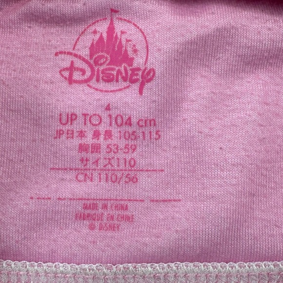 Disney Minnie Mouse Pink Polka Dot Nightgown Pajama Dress Kids Size 4 - Picture 3 of 12